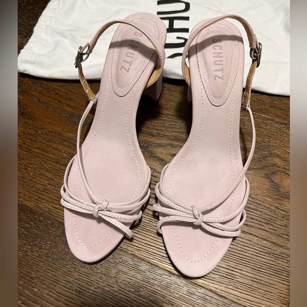 Schutz lavender sandals size 7